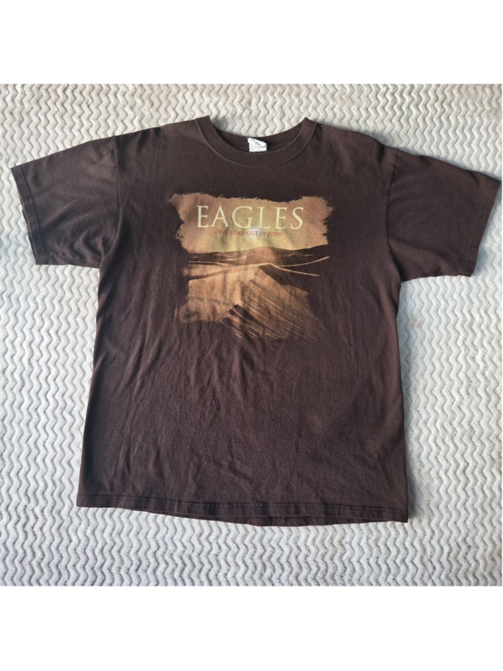 vintage eagles band t shirt the long road home
